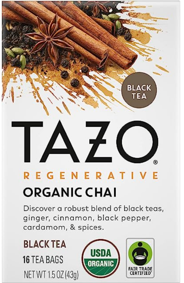 Organic Chai tea box